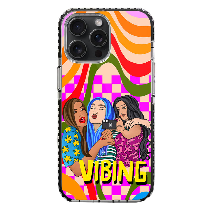 Vibing Vibe Tribe iPhone 15 Pro Stride Phone Case