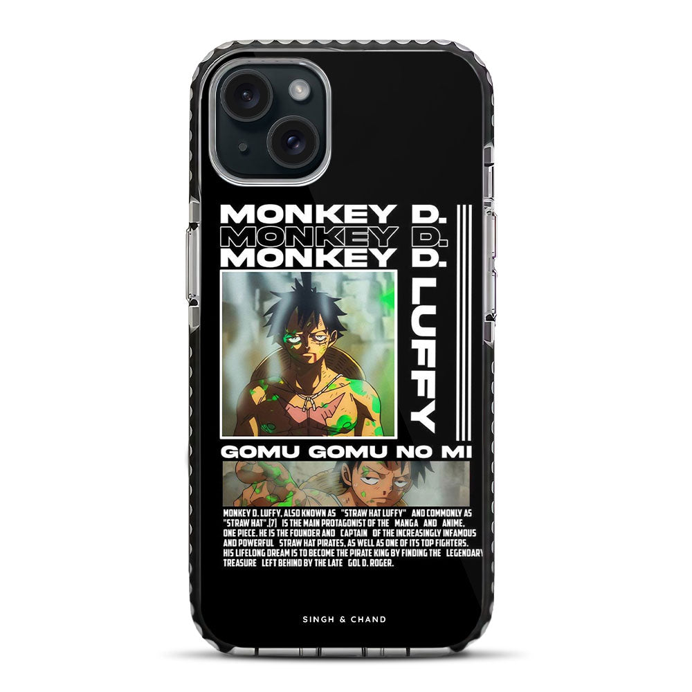Luffy Impel Down Poison One Piece Anime iPhone 15 Stride Phone Case