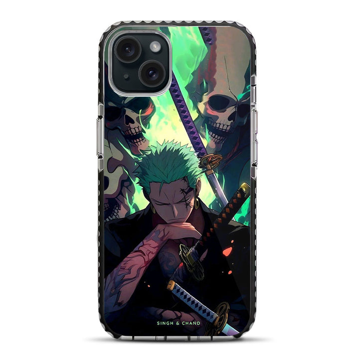 Roronoa Zoro 2.0 One Piece Anime iPhone 15 Stride Phone Case