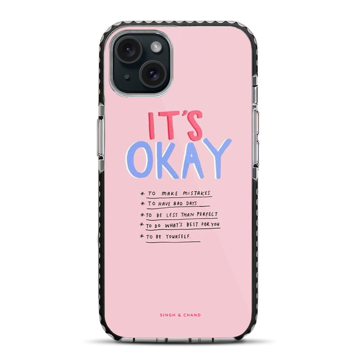 Self-Care Reminder iPhone 15 Stride Phone Case