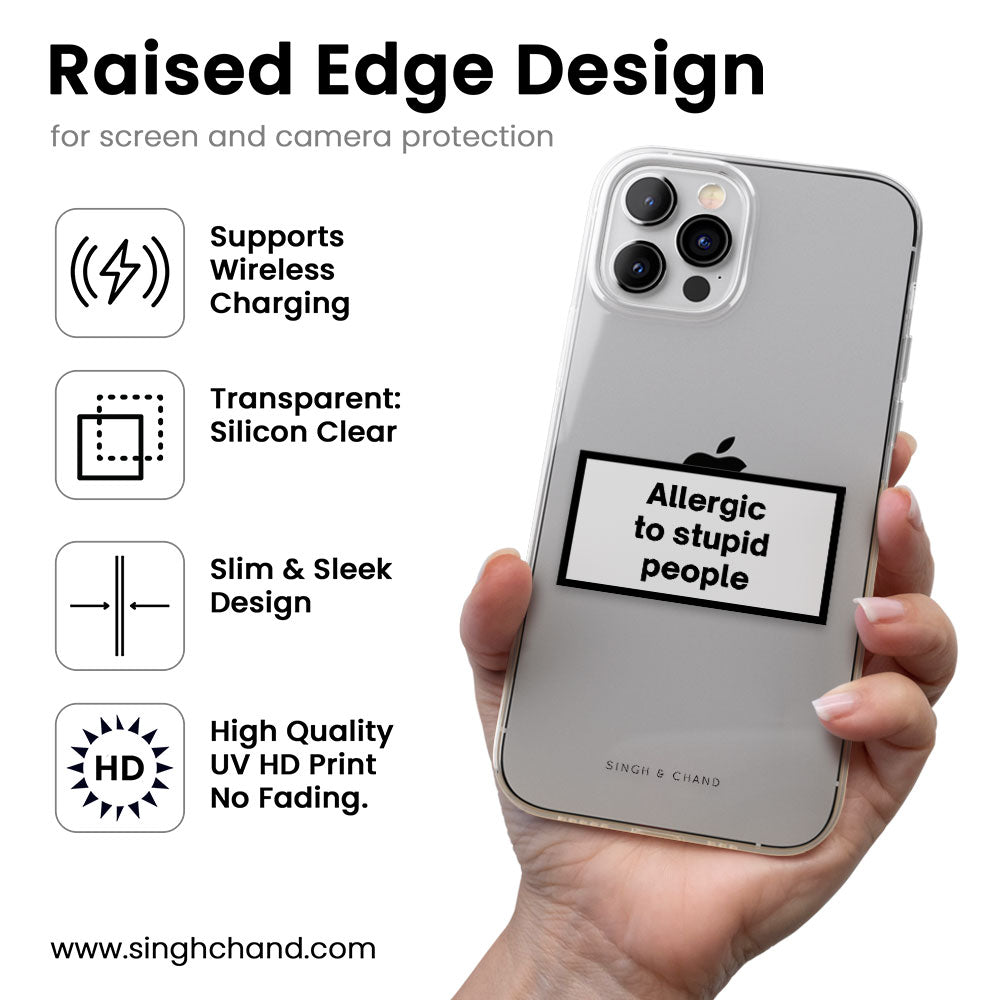 Alergic To People Silicon Phone Case