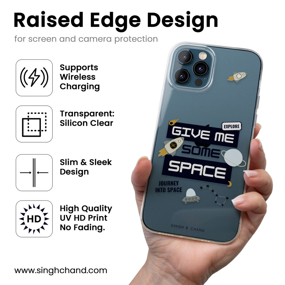 Give Some Space Silicon Phone Case