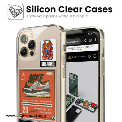 Sneaking Silicon Phone Case