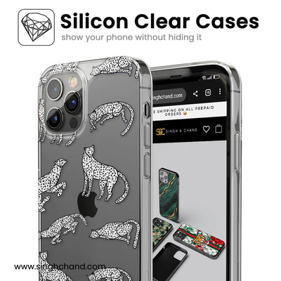 Leopard Print Silicon Phone Case