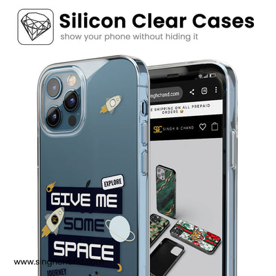Give Some Space Silicon Phone Case