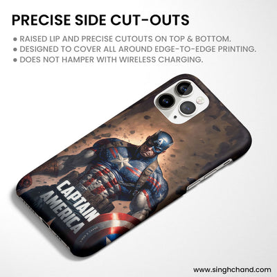 Captain America Matt Phone Case