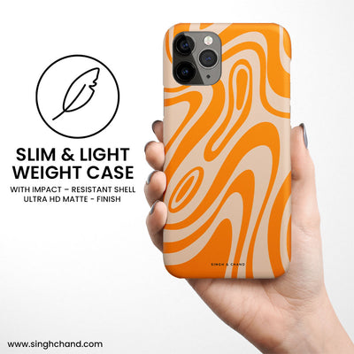 Citrus Swirl Matt Phone Case