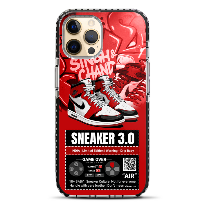 Sneaker 3.0 Limited Edition Red Buzzling iPhone 12 Pro Max Stride Phone Case