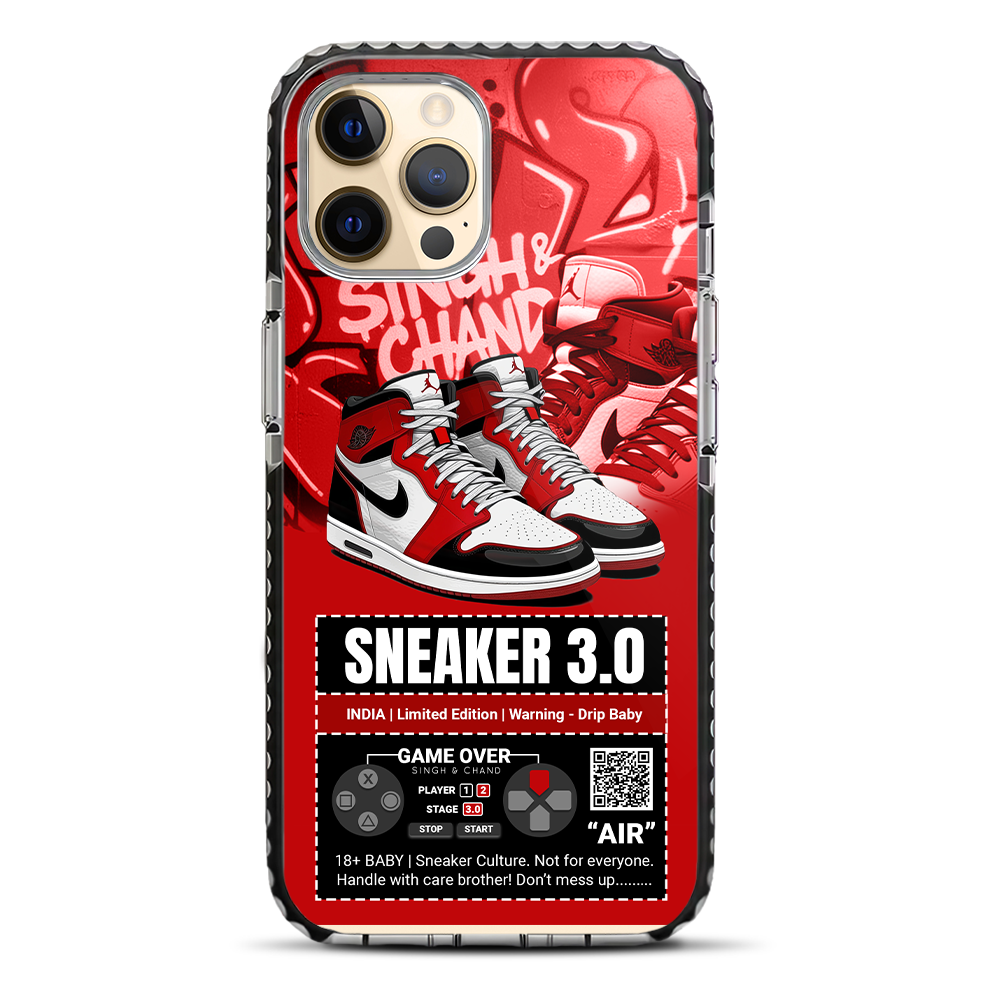 Sneaker 3.0 Limited Edition Red Buzzling iPhone 12 Pro Stride Phone Case