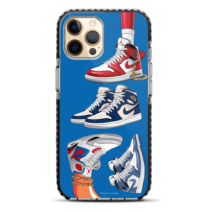 Sneaker 3.0 Limited Edition Blue Beam iPhone 12 Pro Stride Phone Case