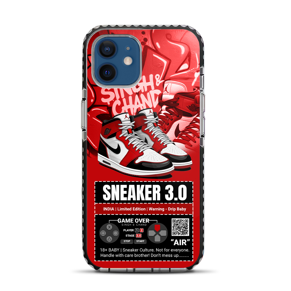 Sneaker 3.0 Limited Edition Red Buzzling iPhone 12 Stride Phone Case