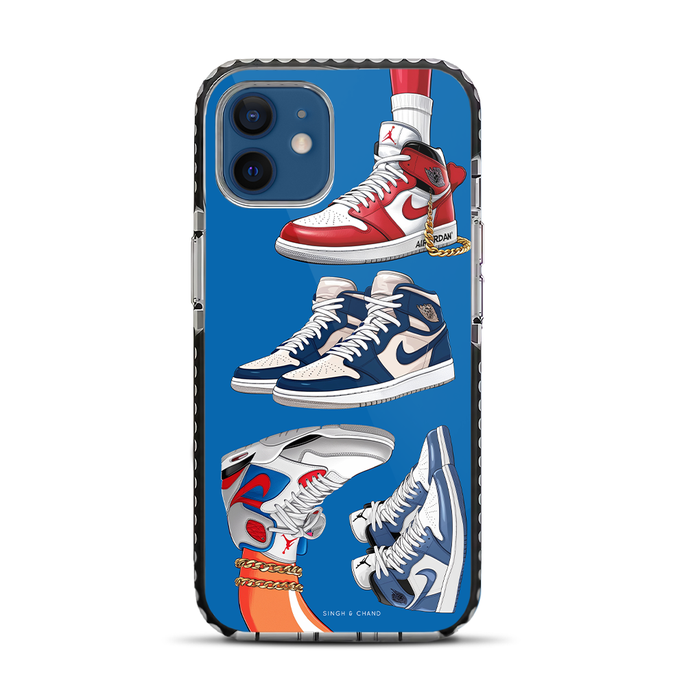 Sneaker 3.0 Limited Edition Blue Beam iPhone 12 Stride Phone Case