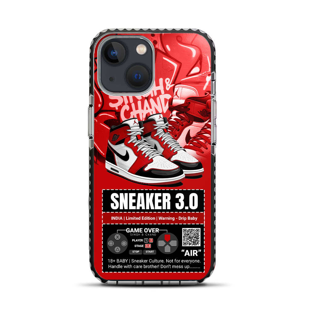 Sneaker 3.0 Limited Edition Red Buzzling iPhone 13 Mini Stride Phone Case
