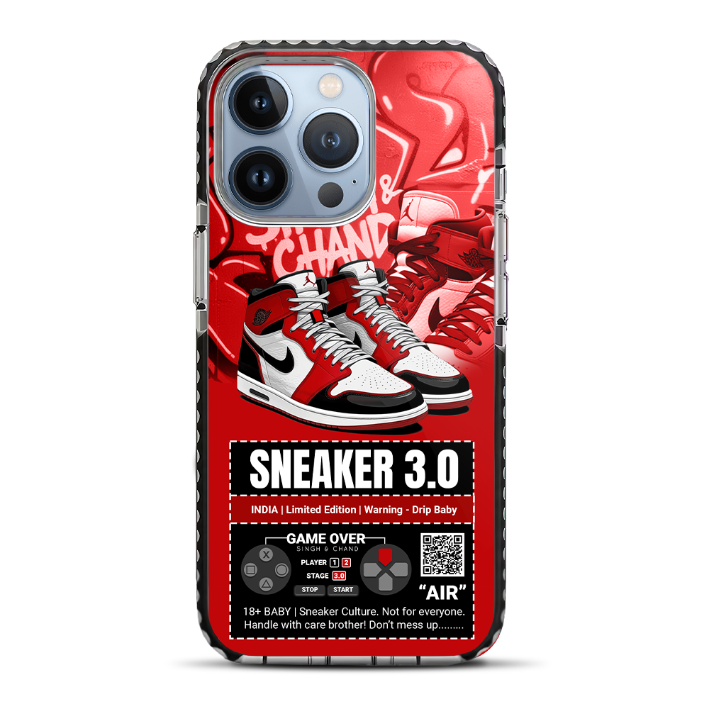 Sneaker 3.0 Limited Edition Red Buzzling iPhone 13 Pro Max Stride Phone Case