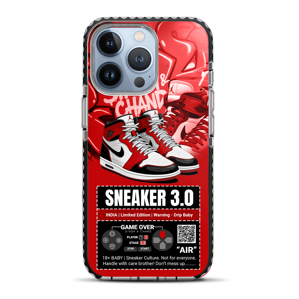 Sneaker 3.0 Limited Edition Red Buzzling iPhone 13 Pro Stride Phone Case