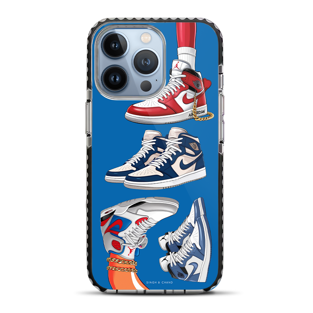 Sneaker 3.0 Limited Edition Blue Beam iPhone 13 Pro Stride Phone Case