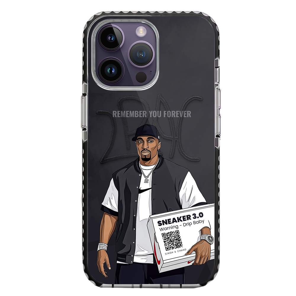 Sneaker 3.0 Limited Edition REMEMBER YOU FOREVER 2PAC iPhone 14 Pro Max Stride Phone Case