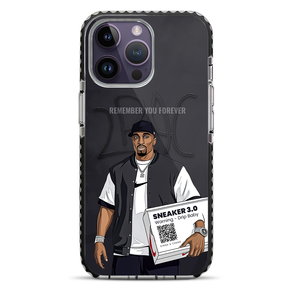 Sneaker 3.0 Limited Edition REMEMBER YOU FOREVER 2PAC iPhone 14 Pro Stride Phone Case