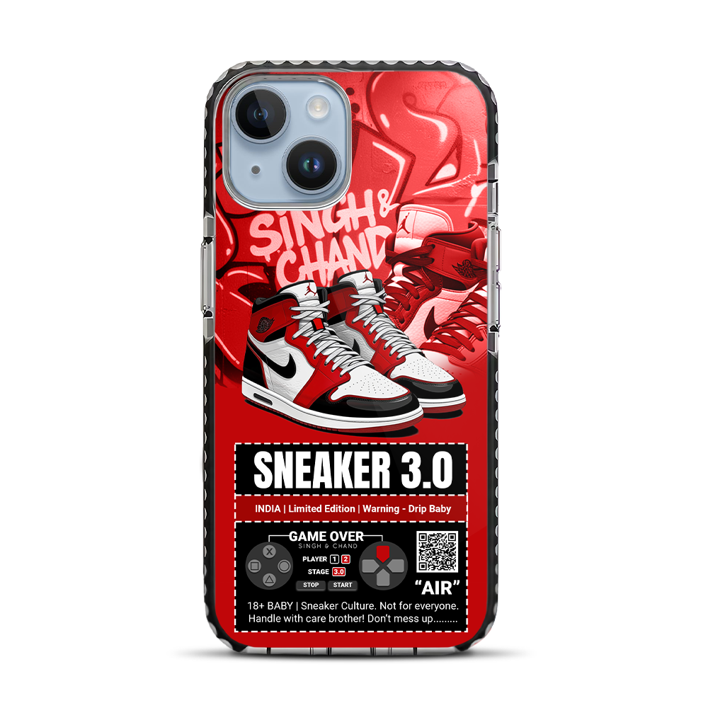 Sneaker 3.0 Limited Edition Red Buzzling iPhone 14 Stride Phone Case
