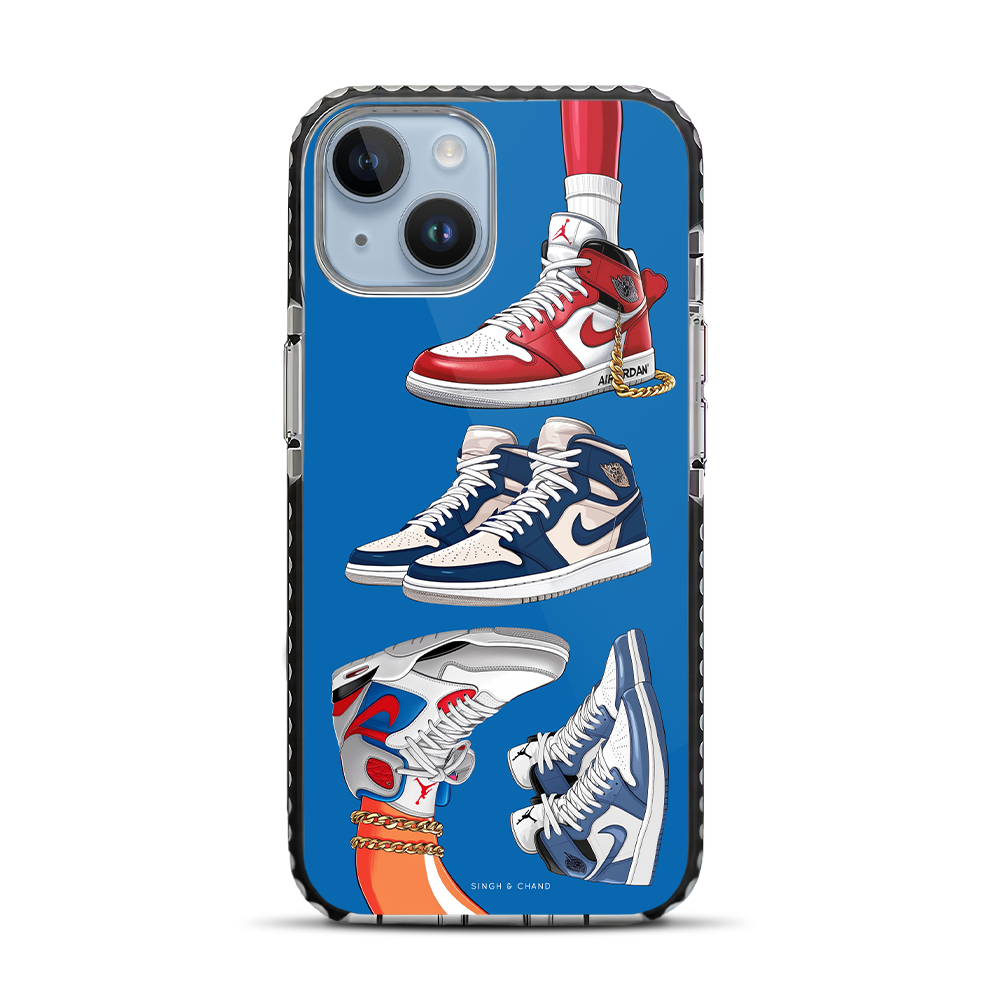 Sneaker 3.0 Limited Edition Blue Beam iPhone 14 Stride Phone Case