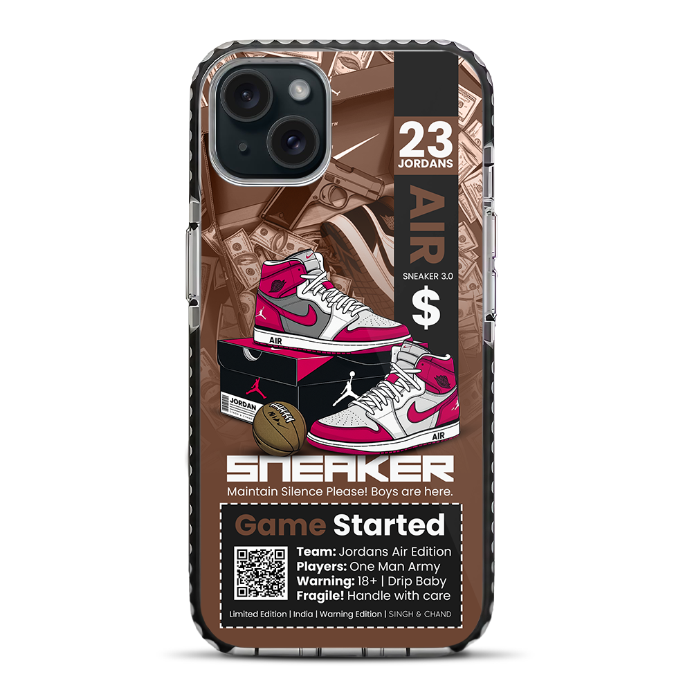 Sneaker 3.0 Limited Edition Green Gleam iPhone 15 Plus Stride Phone Case