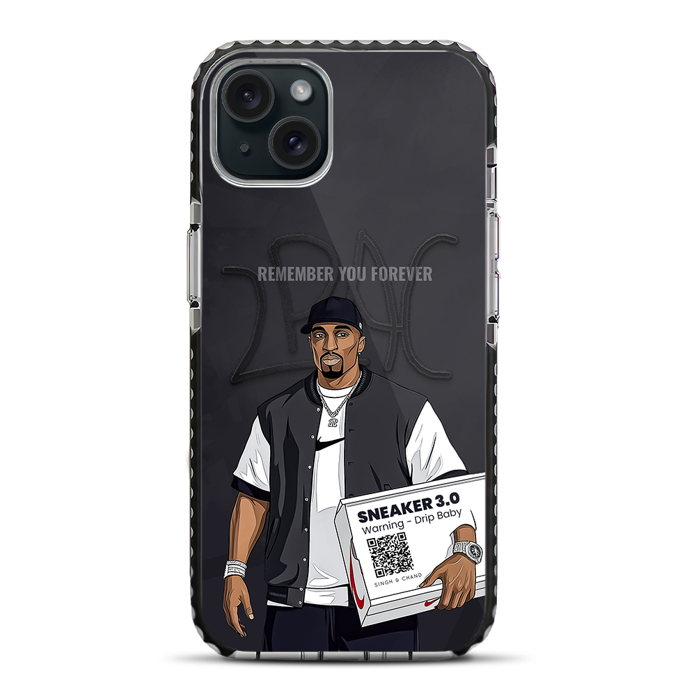 Sneaker 3.0 Limited Edition REMEMBER YOU FOREVER 2PAC iPhone 15 Plus Stride Phone Case