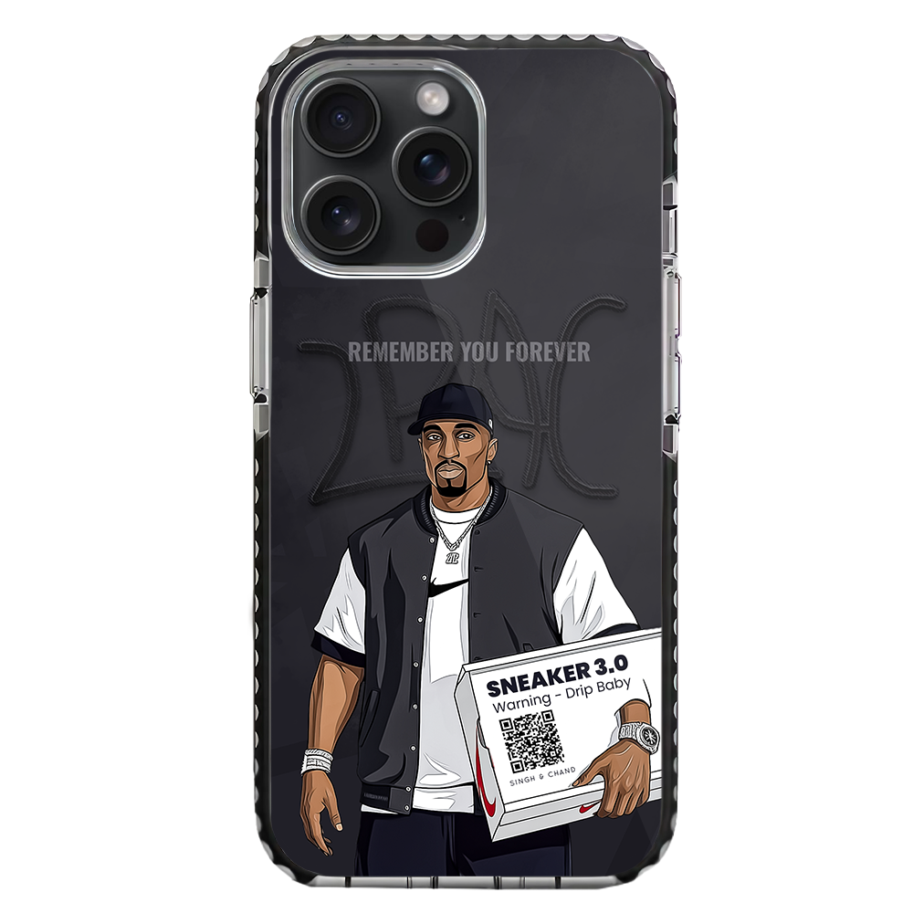 Sneaker 3.0 Limited Edition REMEMBER YOU FOREVER 2PAC iPhone 15 Pro Max Stride Phone Case