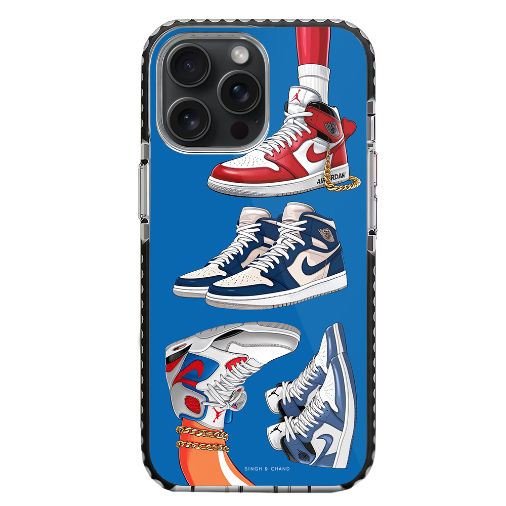 Sneaker 3.0 Limited Edition Blue Beam iPhone 15 Pro Max Stride Phone Case