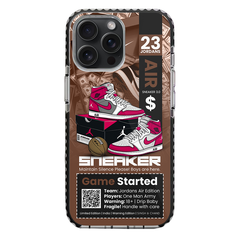 Sneaker 3.0 Limited Edition Green Gleam iPhone 15 Pro Max Stride Phone Case