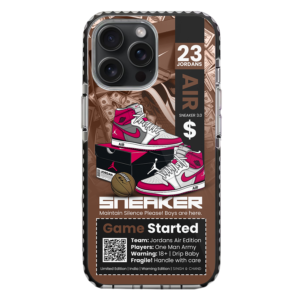 Sneaker 3.0 Limited Edition Green Gleam iPhone 15 Pro Stride Phone Case