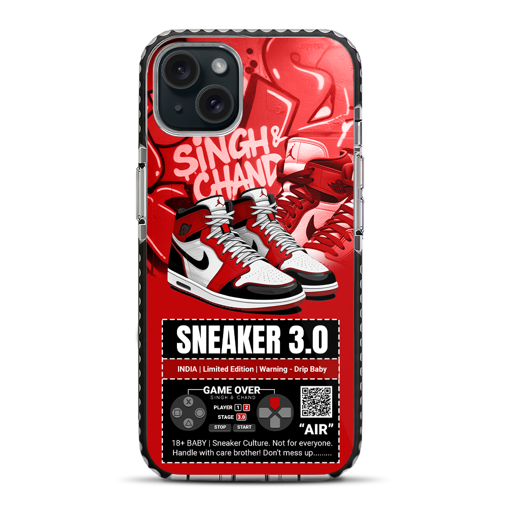 Sneaker 3.0 Limited Edition Red Buzzling iPhone 15 Stride Phone Case