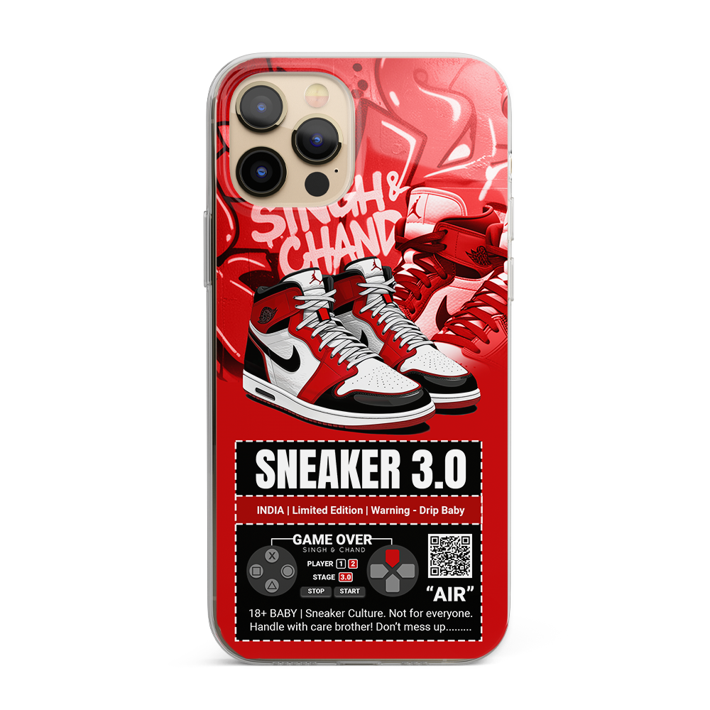 Sneaker 3.0 Limited Edition Red Buzzling Silicon Phone Case