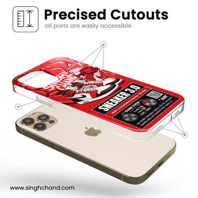 Sneaker 3.0 Limited Edition Red Buzzling Silicon Phone Case