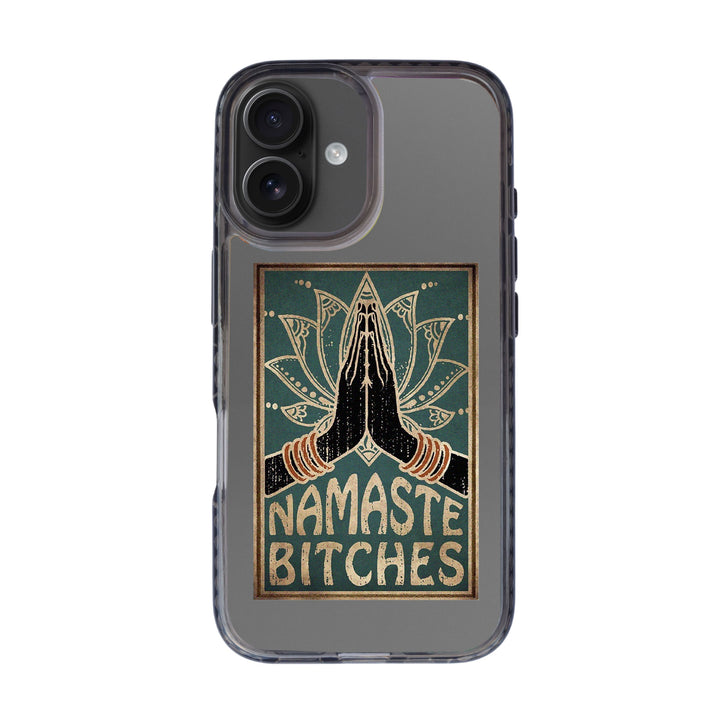 Namaste Bitches iPhone 16 Plus Stride 2.0 Phone Case