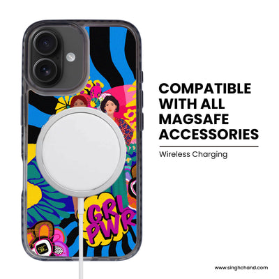 GRL PWR Empowerment Vibe Tribe iPhone 16 Plus Stride 2.0 Phone Case