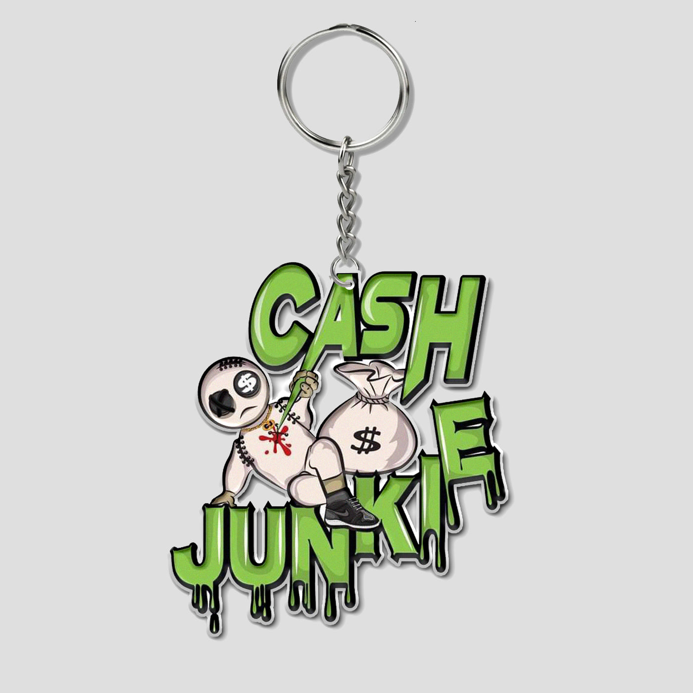 Cash Junkie Keychain