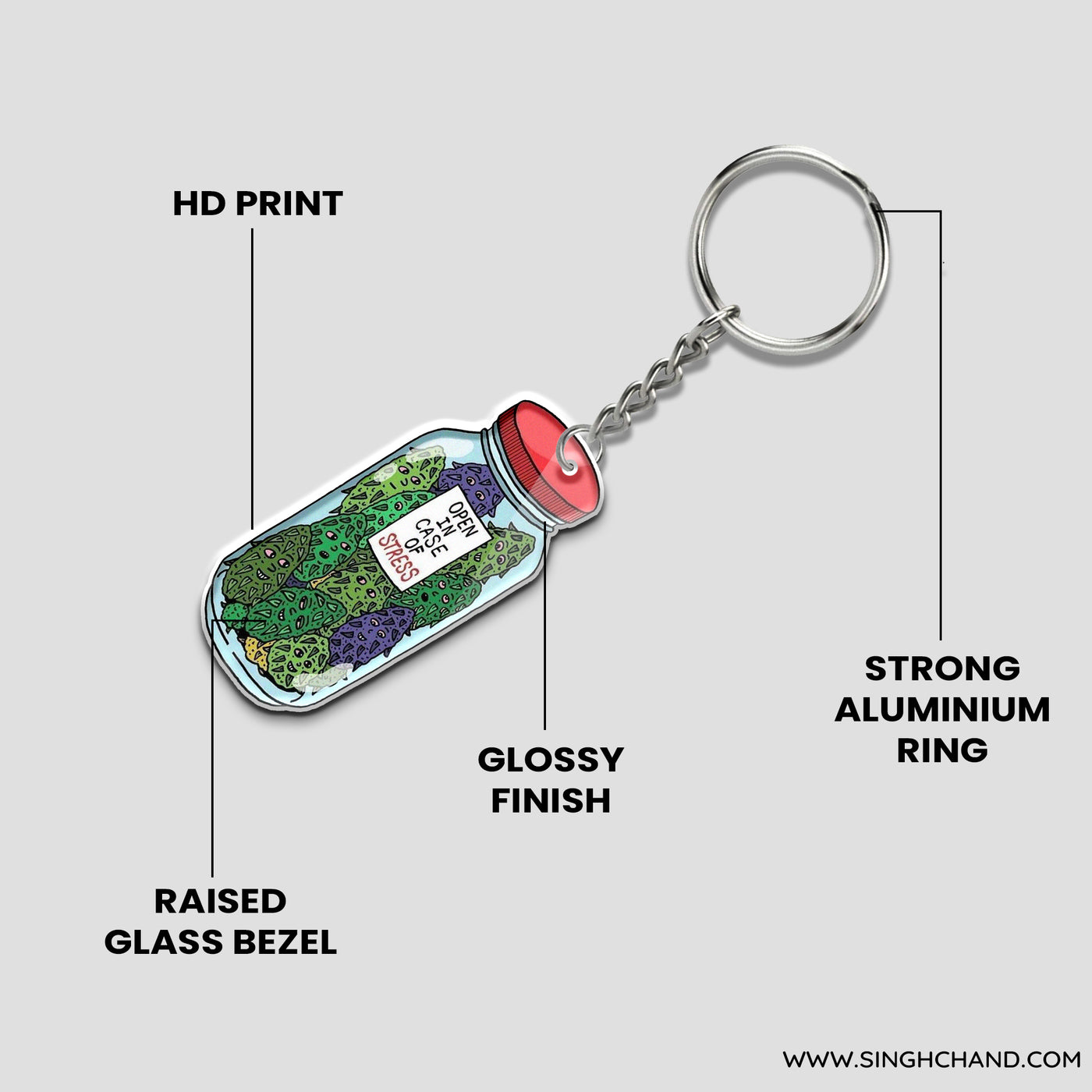 Stress buster Keychain