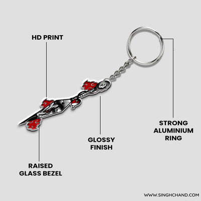 Itachi Kunai Keychain