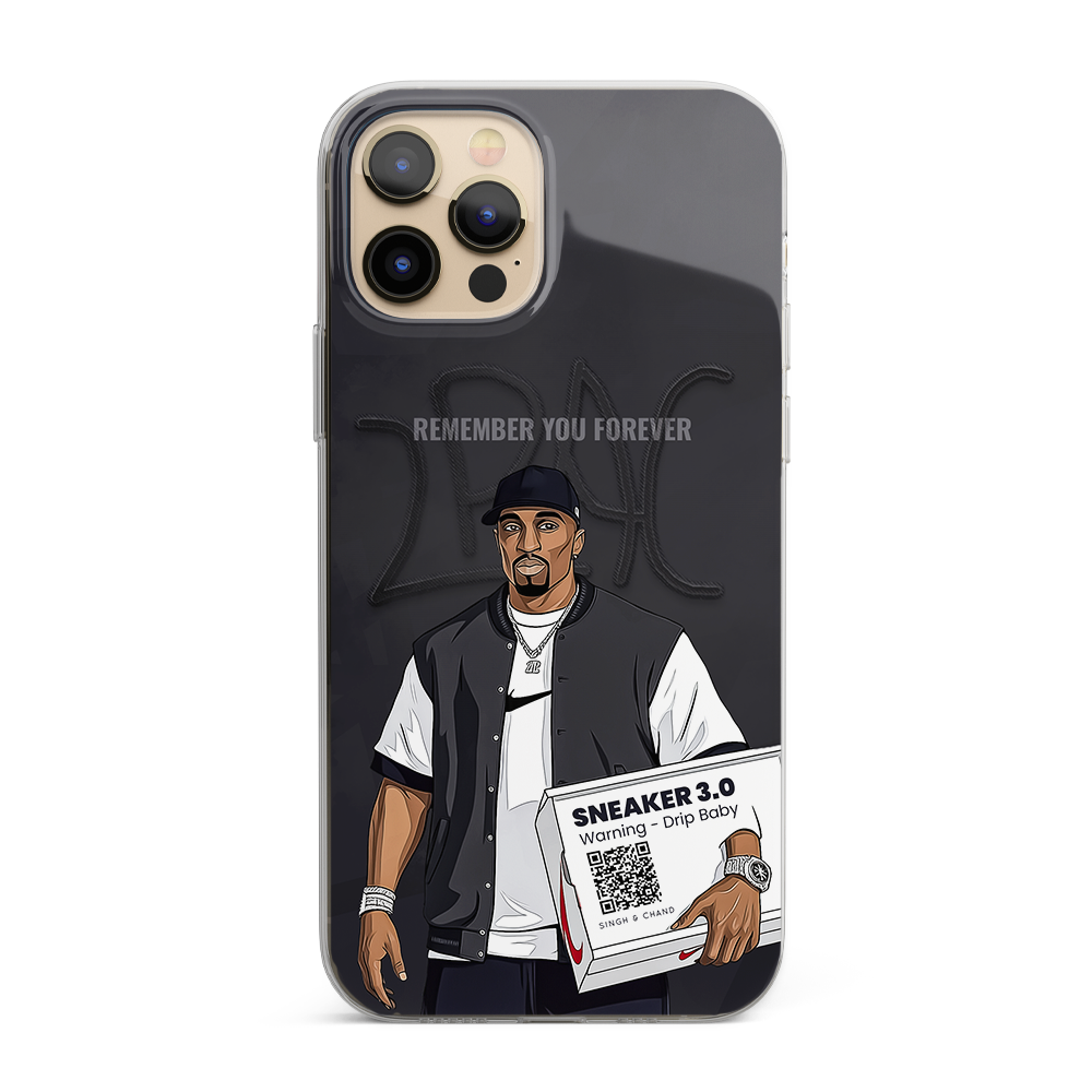 Sneaker 3.0 Limited Edition REMEMBER YOU FOREVER 2PAC Silicone Phone Case