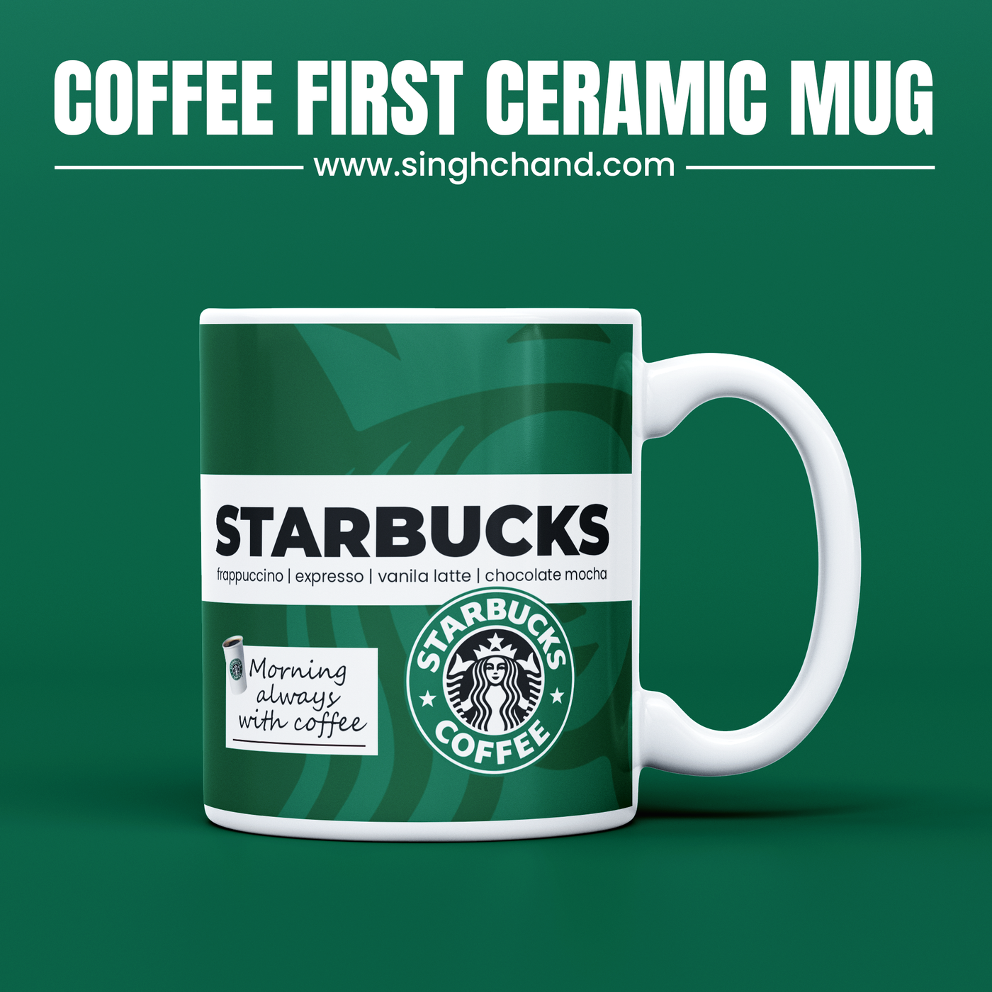 COFFEE FIRST CERAMIC MUG