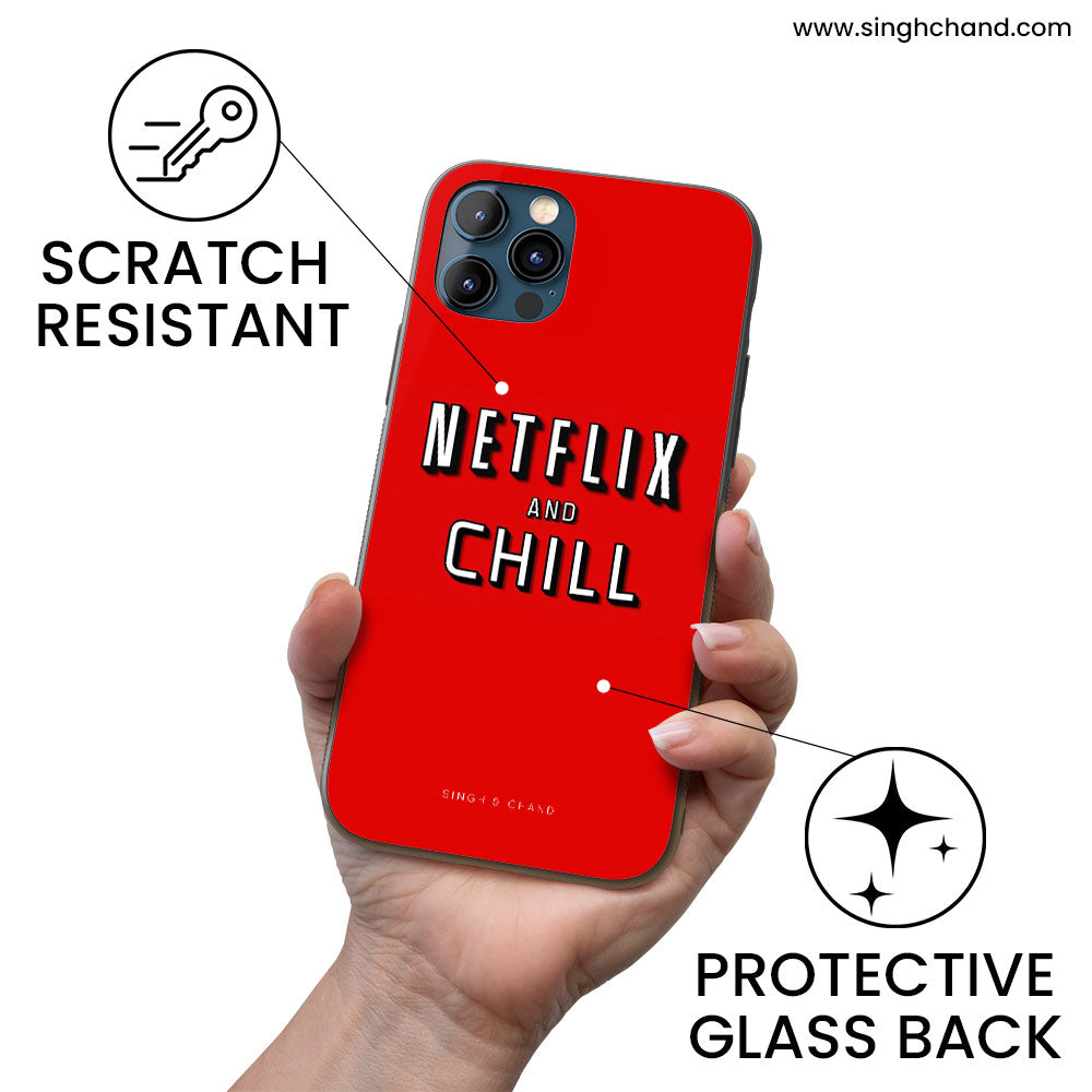NETFLIX AND CHILL iPhone XS Max Phone Case