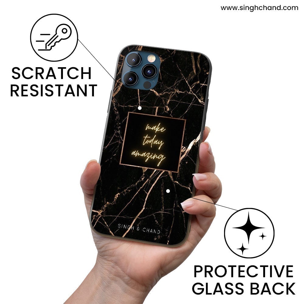 Black Marble One Plus 7T Case