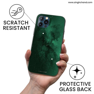 �GREEN GALAXY� iPhone 12 Pro Max Phone Case