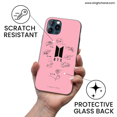 BTS Autograph iPhone 12 Pro Phone Case