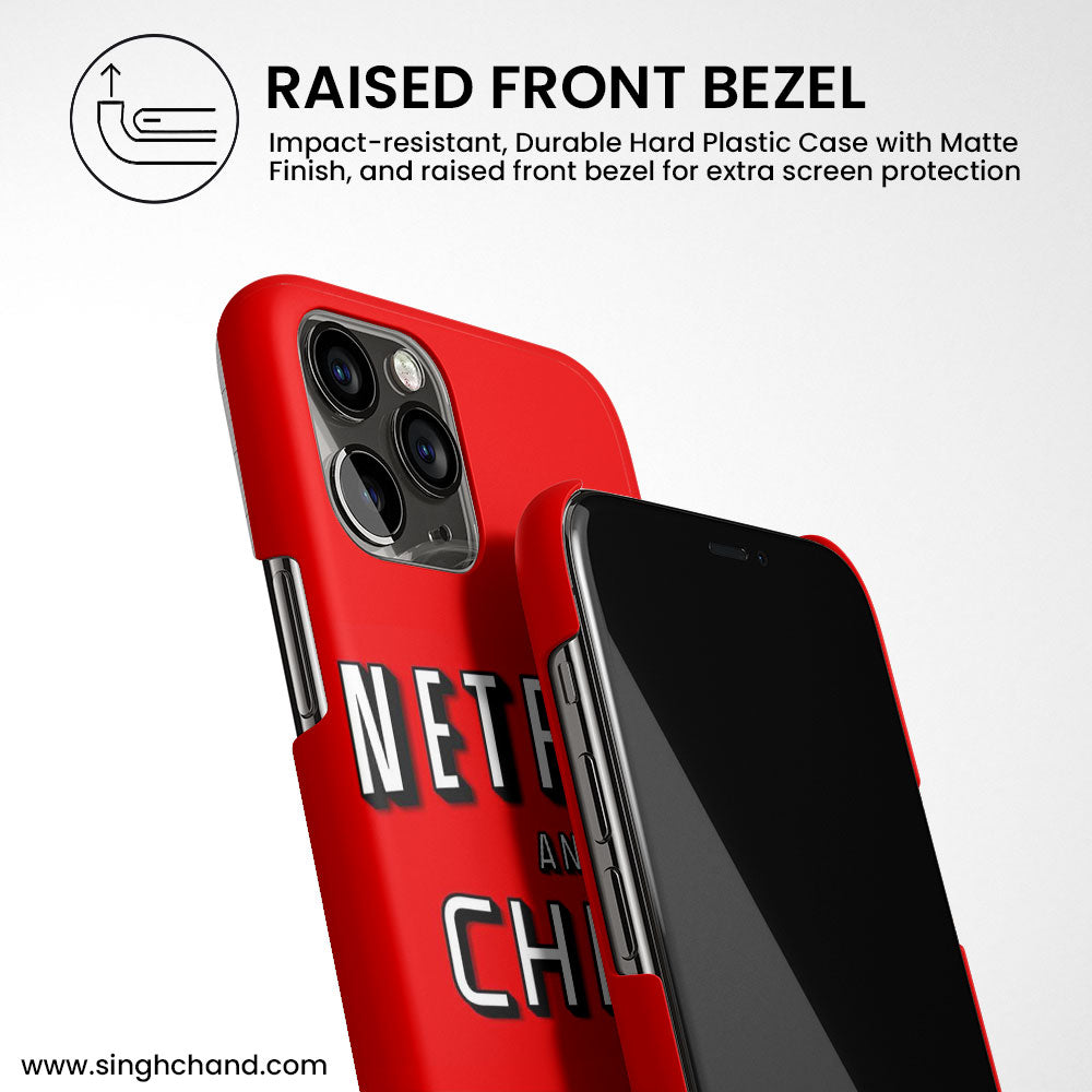NETFLIX AND CHILL iPhone XS Max Phone Case