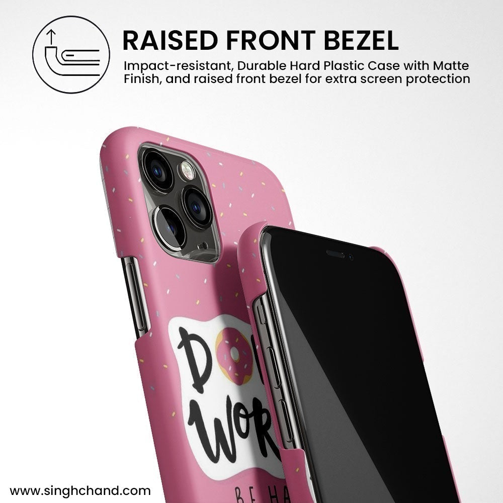 "donut worry BE HAPPY" iPhone 7 Plus Phone Case