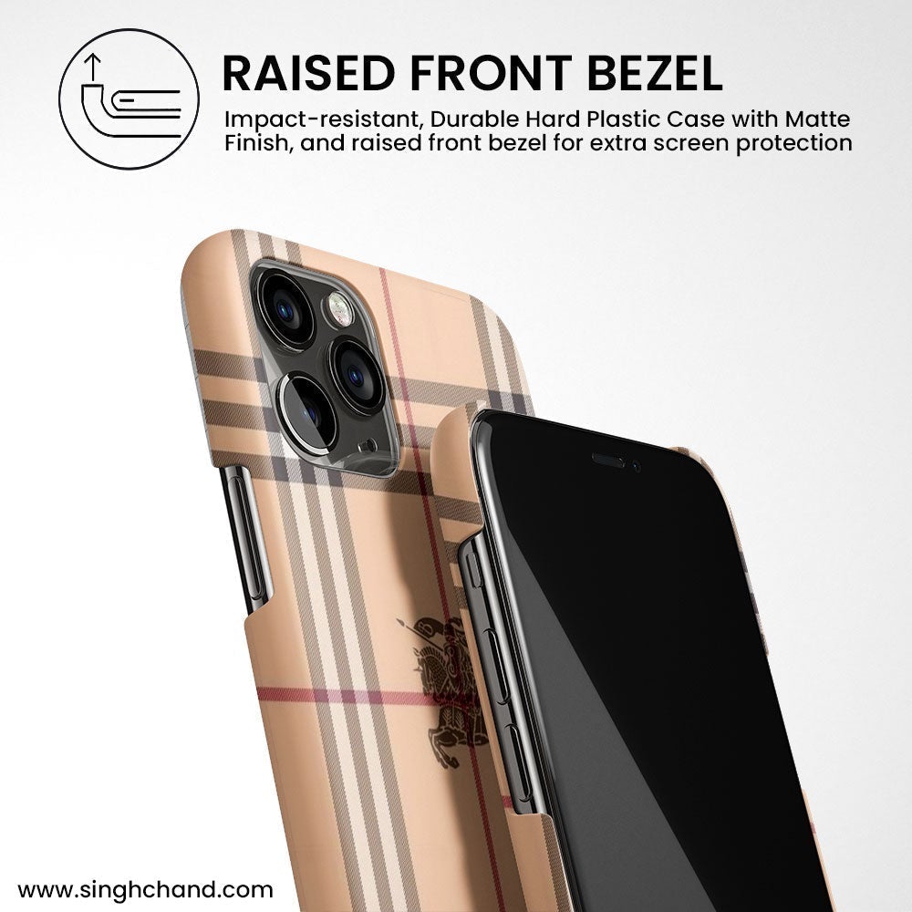 Royal checks iPhone 13 Pro Phone Case