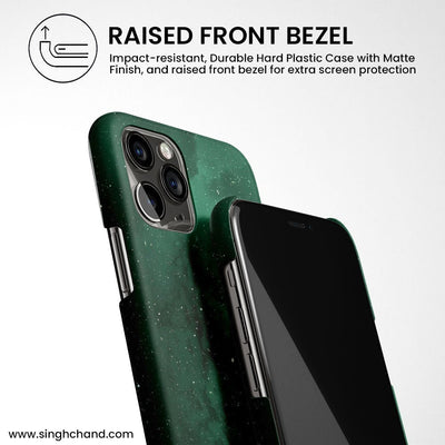 �GREEN GALAXY� iPhone 8 Plus Phone Case