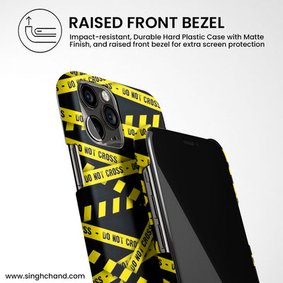 WARNING -DO NOT CROSS  iphone XS max
