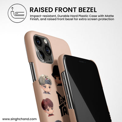 BTS TINY TAN iPhone 13 Pro Phone Case